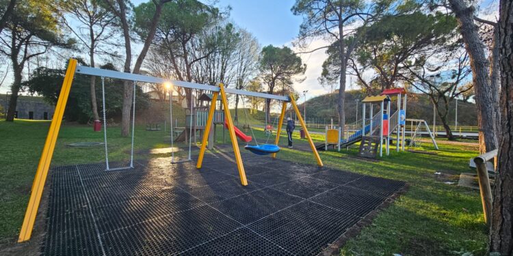 Nuovi giochi nei parchi a Palmanova