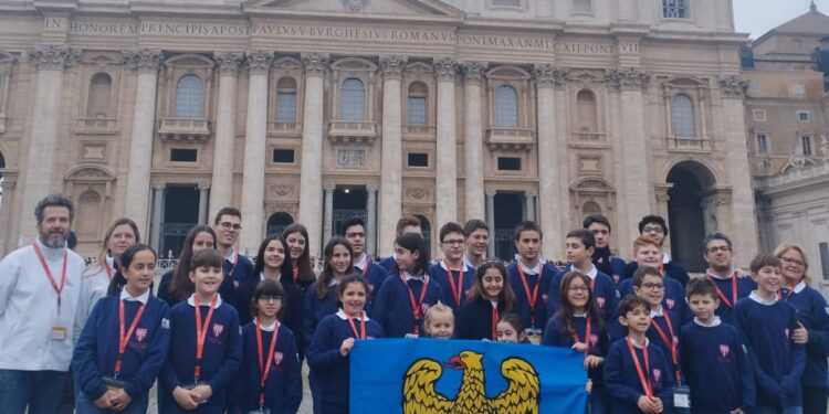 I Pueri Cantores di Udine e Martignacco da Papa Francesco