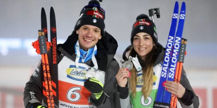 Biathlon. Vittozzi argento mondiale nella staffetta singola mista