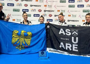 Serie A1. Bronzo per la ritmica dell’ASU Udine