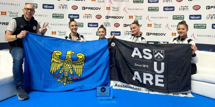 Serie A1. Bronzo per la ritmica dell’ASU Udine