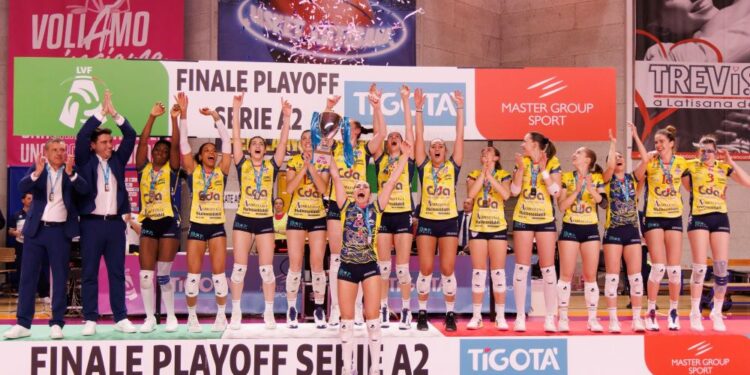 La CDA Talmassons fa la storia: è promozione in serie A1