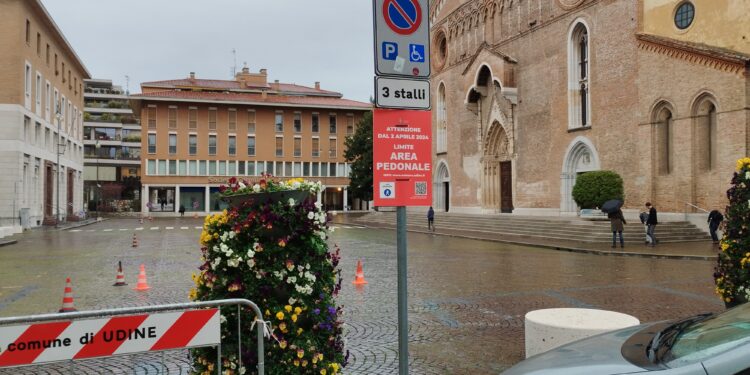 Udine, al via nuova zona pedonale e Ztl