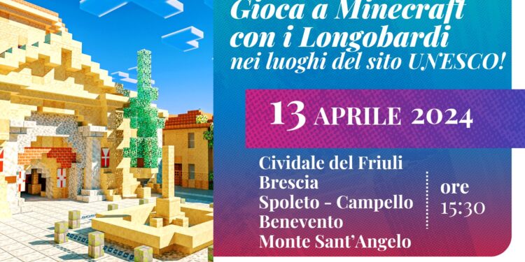 A Cividale le mappe longobarde per giocare con Minecraft