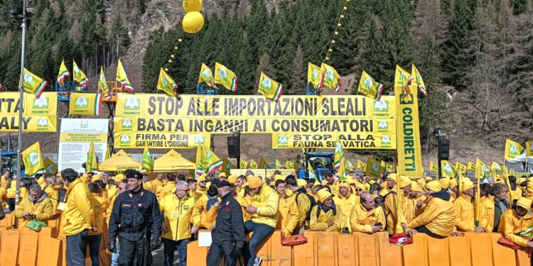 Coldiretti Fvg al Brennero: «Fermare il falso made in Italy»