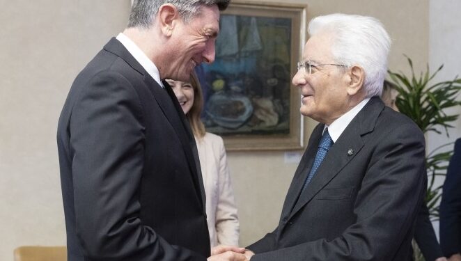 Italia-Slovenia, Mattarella: “Siano esempio per territori dove confini sono luoghi di conflitto”