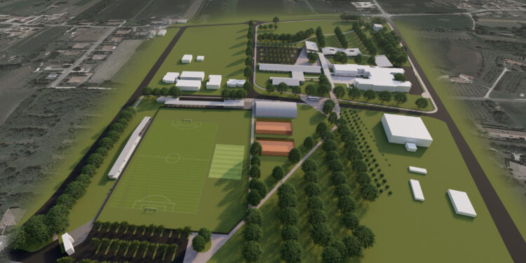 Basiliano. Nuova strada e parcheggi al polo scolastico-sportivo