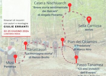 “Giulie erranti”, due giorni di trekking letterario