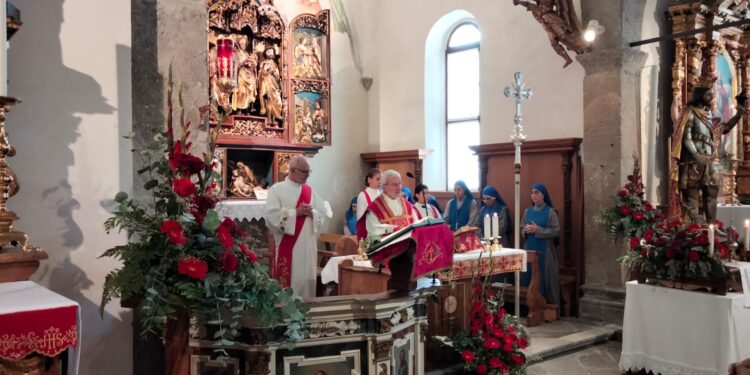 In festa per l’altare che racconta la Sauris di 500 anni fa