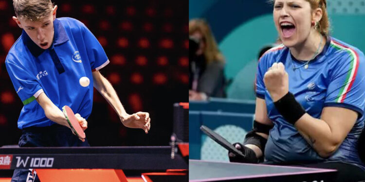 Matteo Parenzan e Giada Rossi: racchette d’oro a Parigi