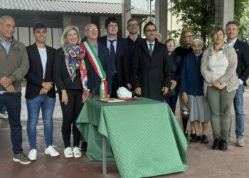 Bordano, posata la prima pietra della nuova scuola