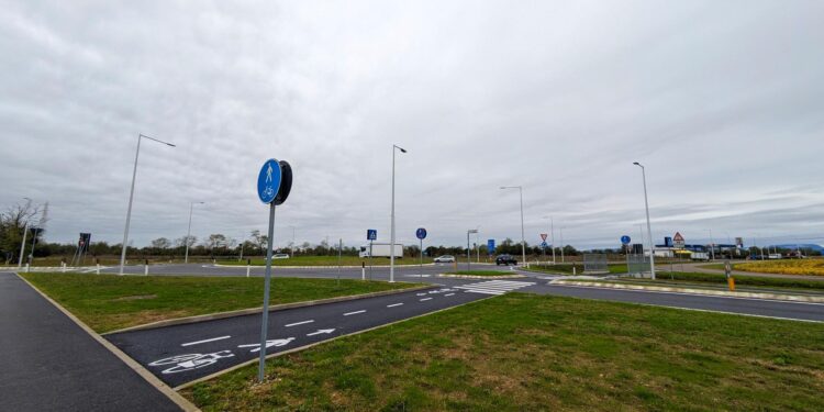 Grions del Torre, ecco la nuova rotonda