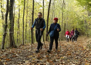 Montenars. La marcia tra roccoli e cascate è solidale