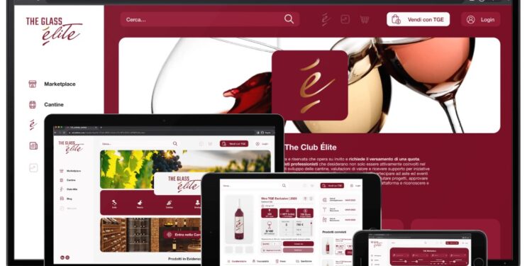 The Glass élite, piattaforma online per acquistare e vendere vino