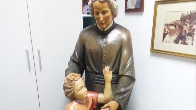 Festa di Scrosoppi con la nuova statua del Santo