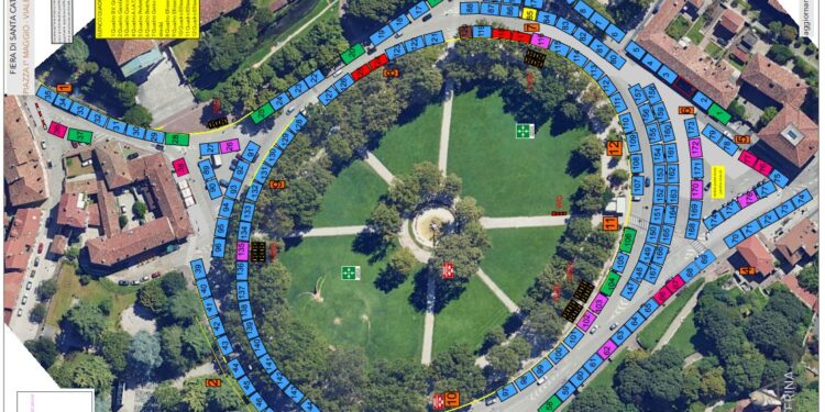 Fiera di Santa Caterina dal 23 al 25 novembre. Ecco la mappa