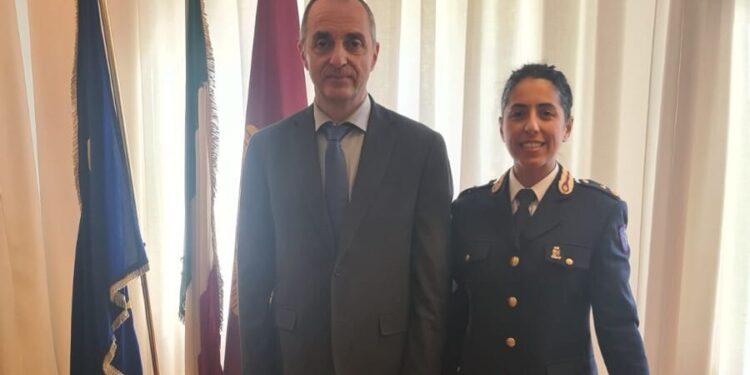 Stefania Gangemi a capo della Polizia Stradale di Udine