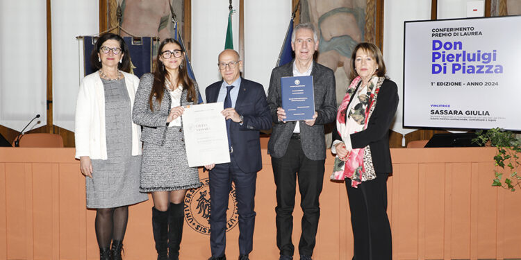 A Giulia Sassara il Premio di laurea “don Di Piazza”