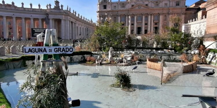 Vaticano. In piazza San Pietro gli occhi del mondo sul Presepe di Grado