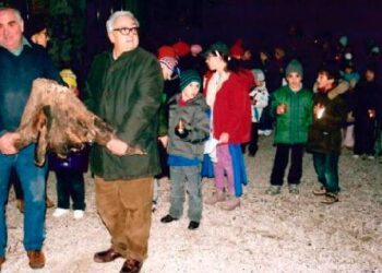 A Fagagna torna a rivivere l’antico rituale del “nadalin”