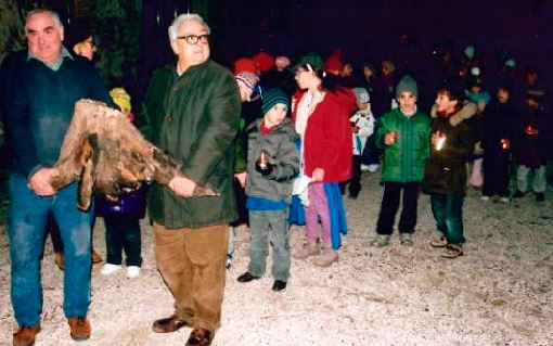 A Fagagna torna a rivivere l’antico rituale del “nadalin”