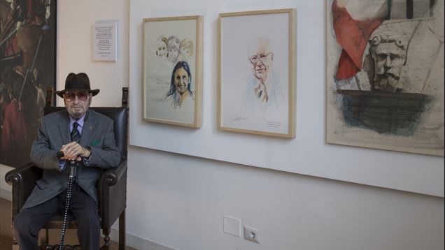 Cinque opere dell’artista Cavazzon donate al Palazzo del Governo di Udine