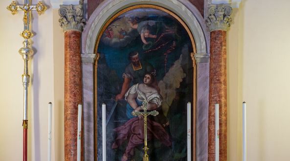 San Vidotto. La pala di Sant’Eurosia torna al suo antico splendore