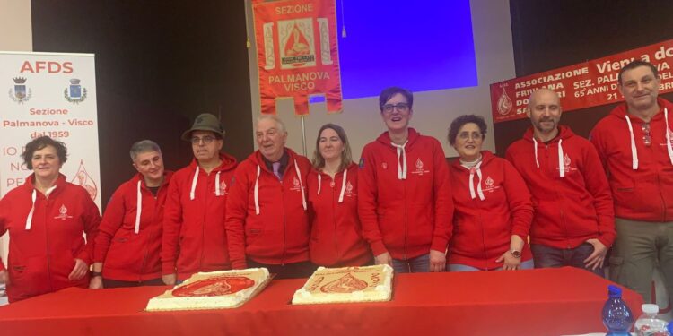 Palmanova-Visco con Jalmicco e Sottoselva. I 65 anni della sezione Afds, tra impegno e solidarietà
