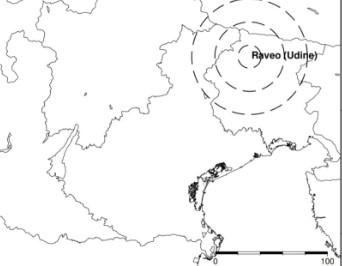 Scosse di terremoto in Carnia