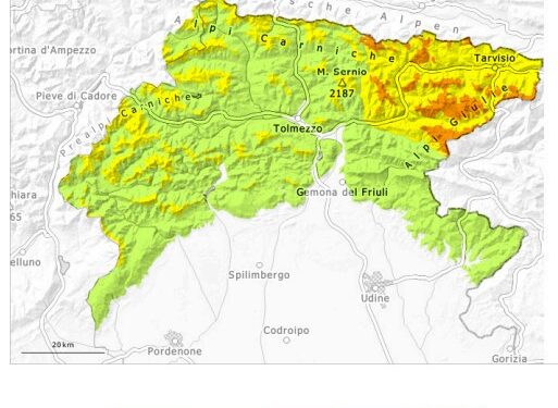 Pericolo valanghe sui monti Fvg