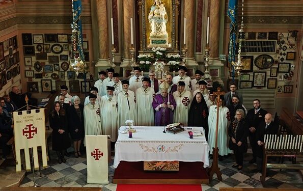 Verso Pasqua, l’incontro dei Cavalieri del Santo Sepolcro con mons. Mazzocato