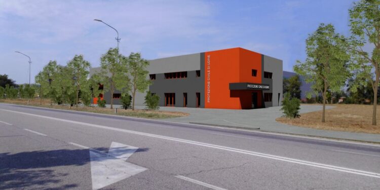 Nuova sede della Protezione civile di Udine. Ecco il progetto ridimensionato da 3,6 milioni di euro