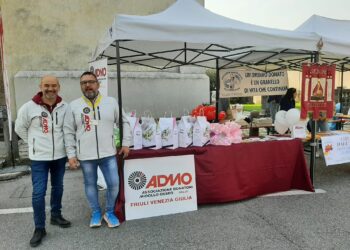 Admo porta nelle piazze del Fvg “Una colomba per la vita”