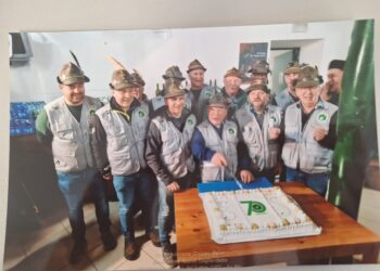Villanova del Judrio. Alpini in festa per il 70° anniversario di fondazione del gruppo