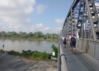 900 chilometri a piedi per i bimbi malati passando anche per Aquileia e Palazzolo dello Stella