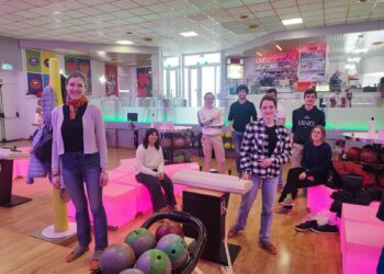 I giovani della Cp di Palazzolo. Tra gioco al bowling, visita al Museo Diocesano e incontro con l’arcivescovo mons. Lamba