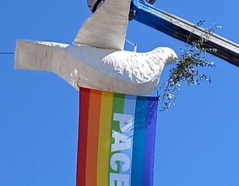 A Orzano vola la Colomba della pace