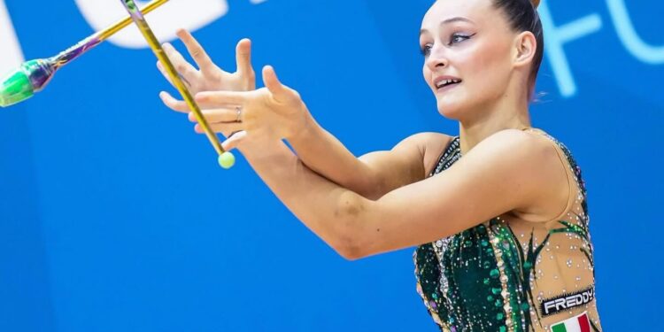Tara Dragaš (Asu) due volte oro ai Campionati Assoluti di ritmica e tre d’argento