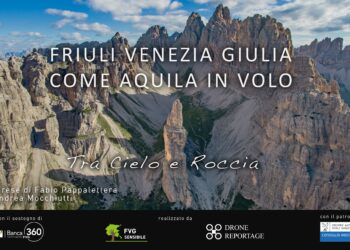 “Fvg come Aquila in volo”, i video del dronista Pappalettera su Rai 3