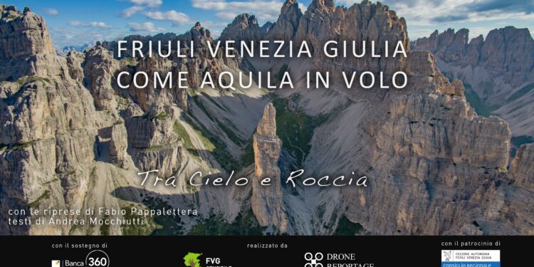 “Fvg come Aquila in volo”, i video del dronista Pappalettera su Rai 3