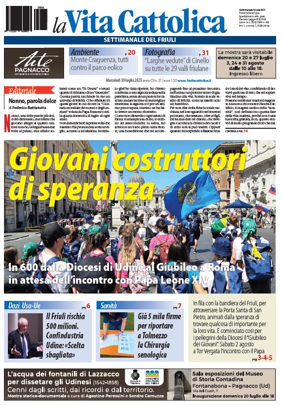 La Vita Cattolica n. 31 - 30 luglio 2025