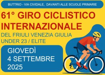 Tappa a Buttrio per il 61°  Giro ciclistico internazionale del Fvg