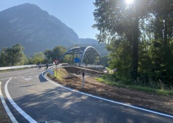 Trasaghis, nuovo ponte sul Leale realizzato in tempi record