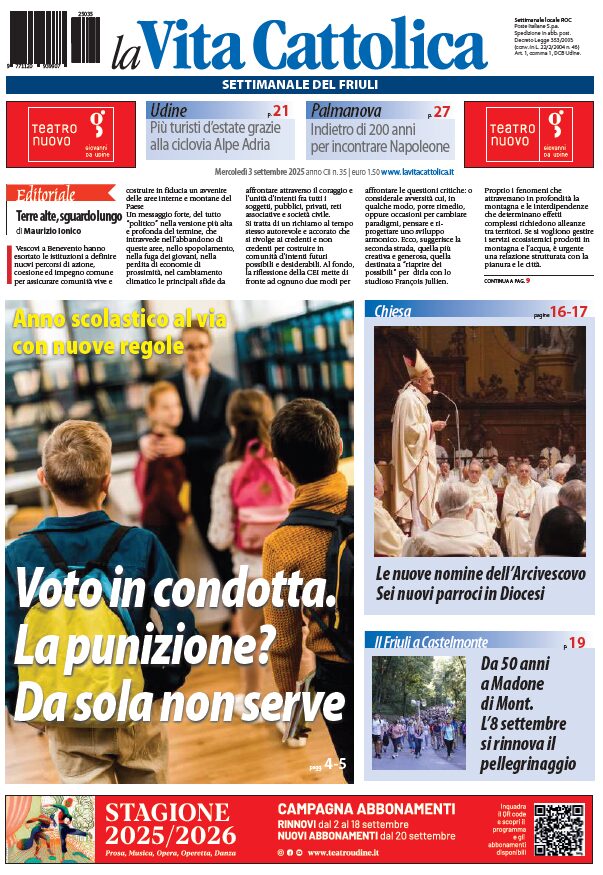 La Vita Cattolica n. 35 - 3 settembre 2025