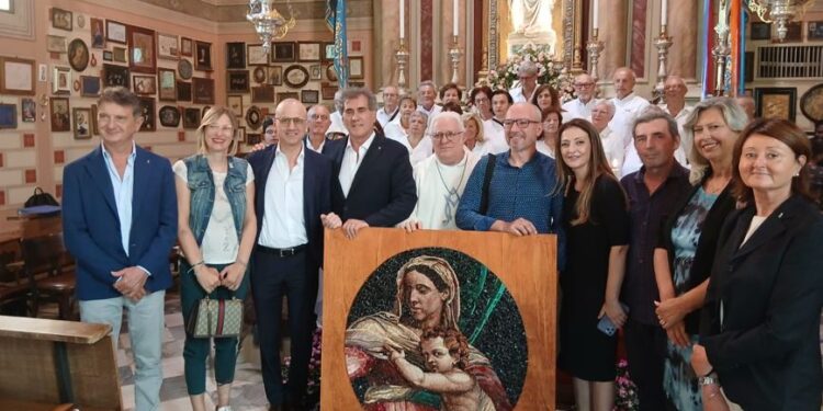 Sabbionera. Opera di Pillan donata al Santuario
