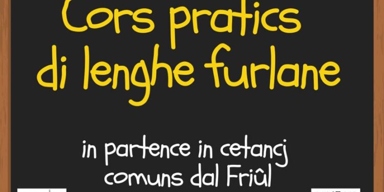 Cors pratics di lenghe e culture furlane cu la Societât Filologjiche Furlane