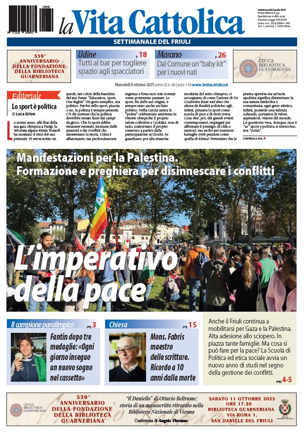 La Vita Cattolica n. 40 - 8 ottobre 2025