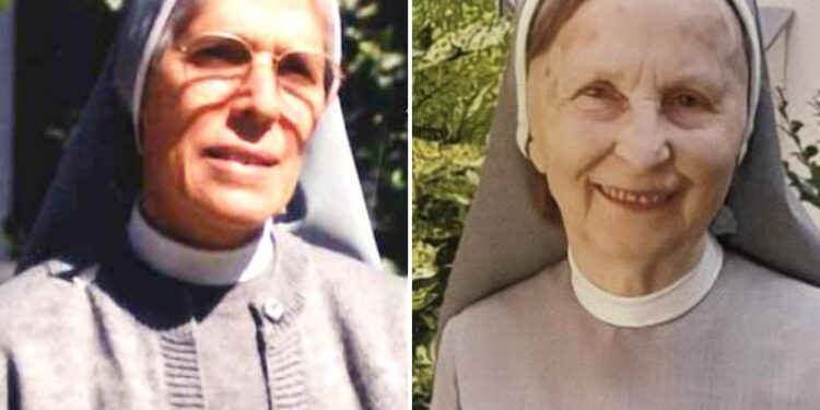 Suor Aurora e suor Guglielmina: l’addio a poche ore di distanza