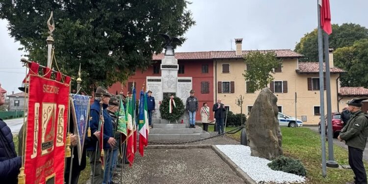 Pozzecco. Restaurato il Monumento ai Caduti grazie a un benefattore