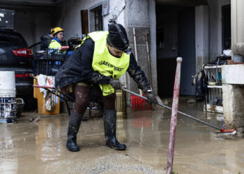 Alluvione, anche i volontari di Greenpeace al lavoro in Friuli